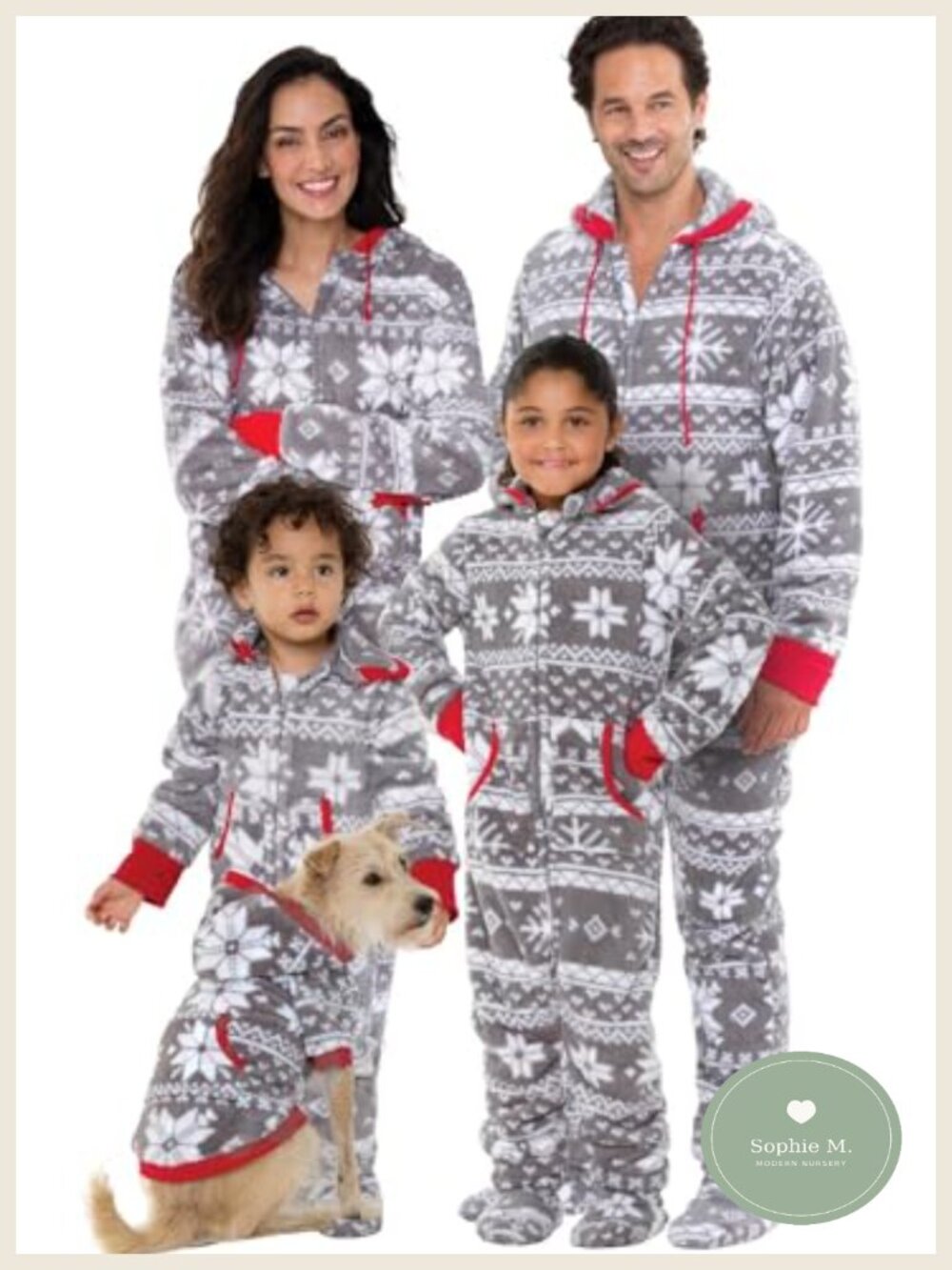 Fleece Hoodie-Footie Onesie Pajamas Flame Resistant Zip-Up